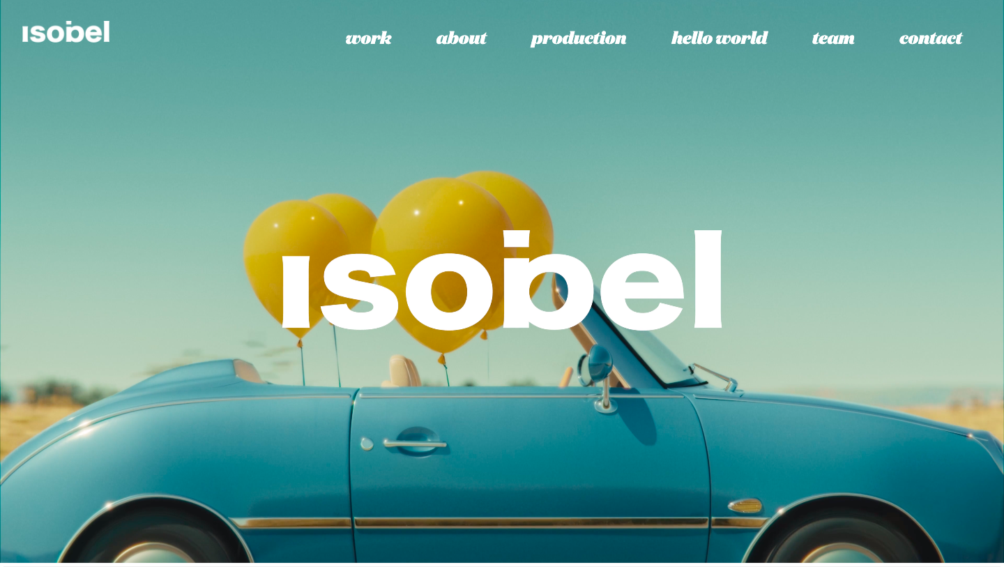 Creative agency in London: Isobel