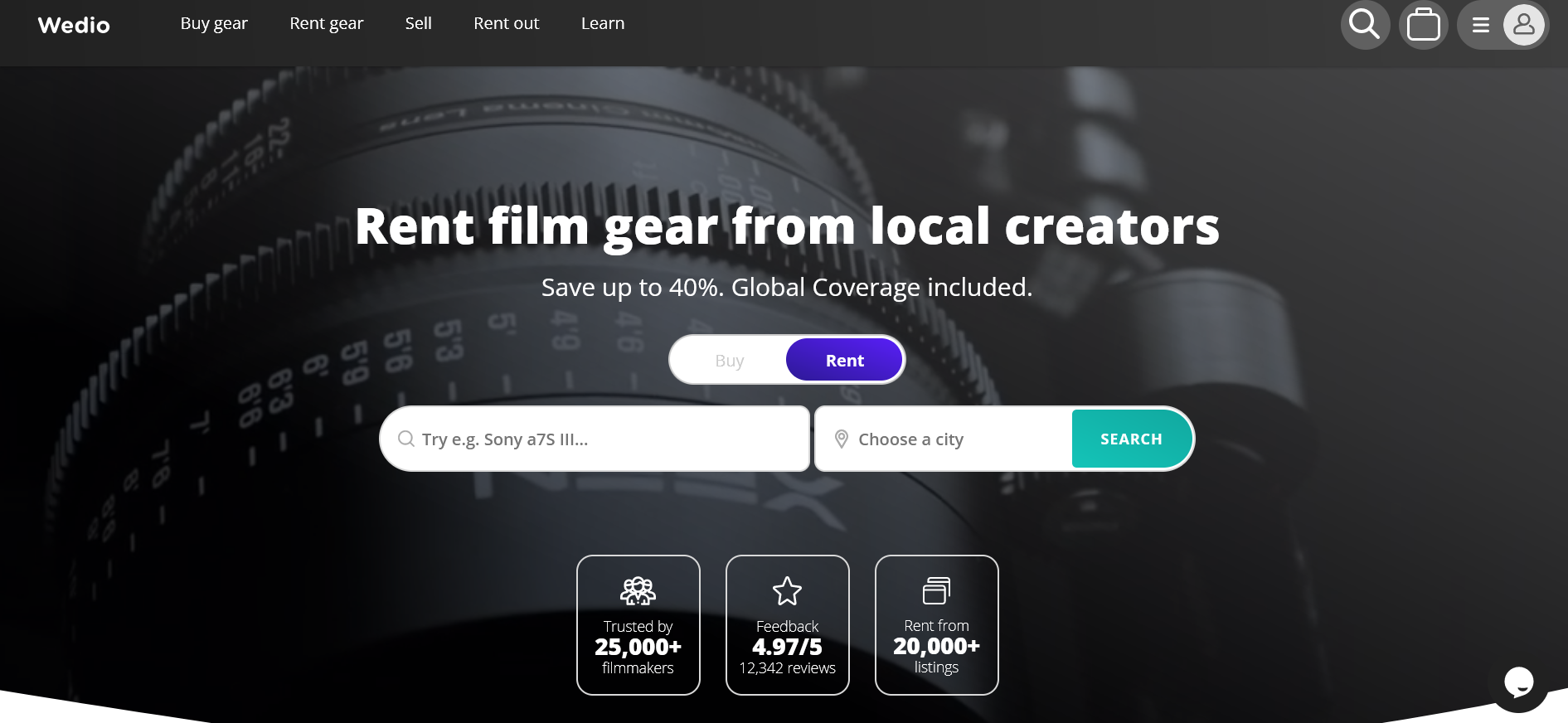 Weido's Website, A Film Equipment Rental company in London