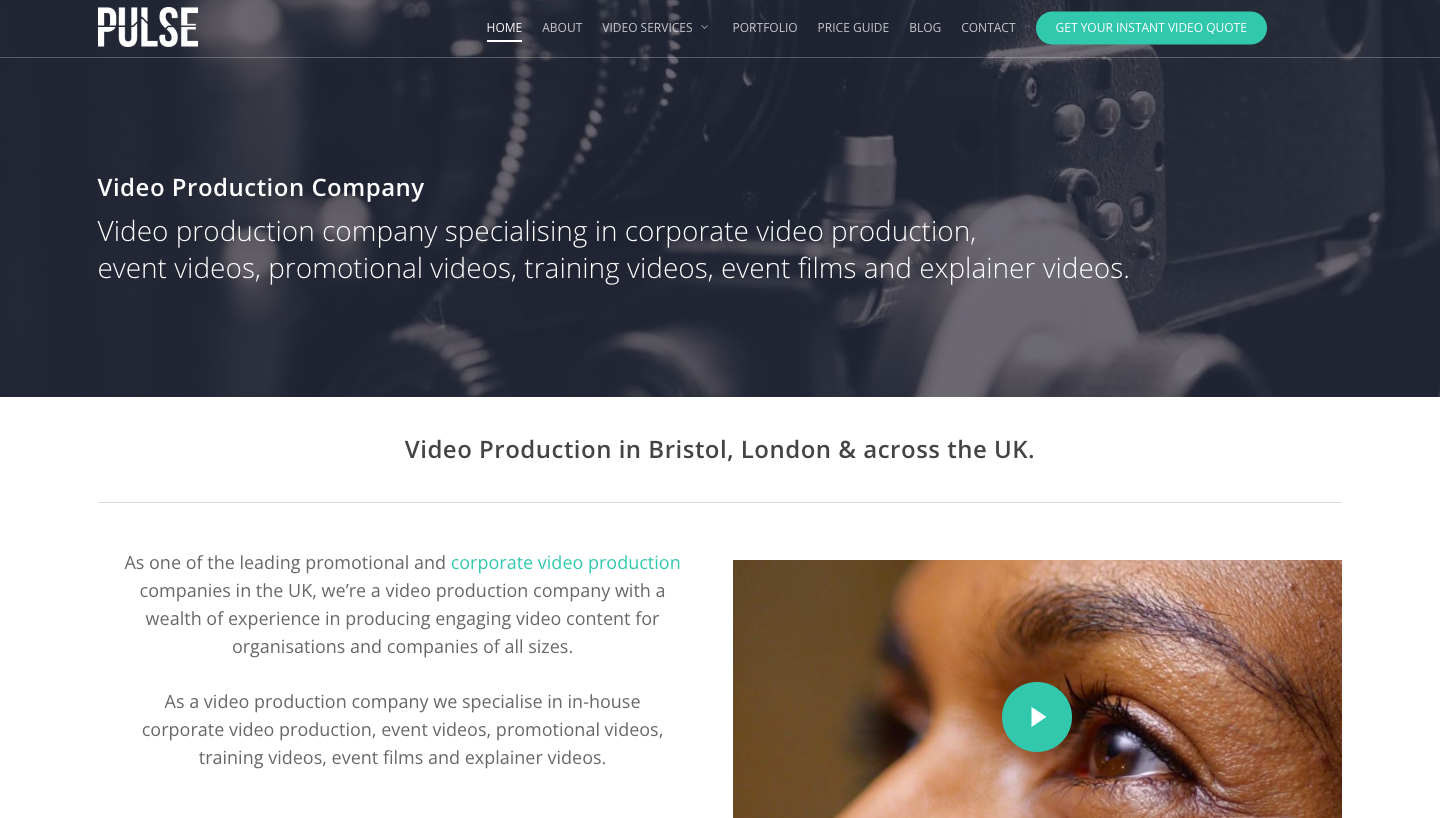 CVP: Corporate video production company in London