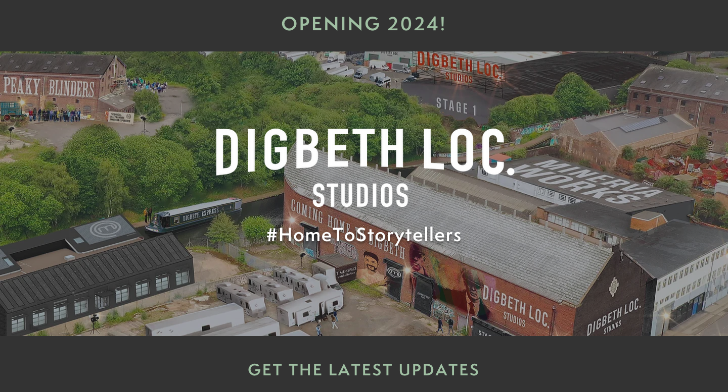 A screen shot of Digbeth Loc Studios home page